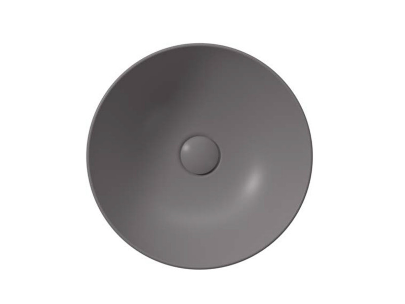 Донный клапан с открытым сливом GSI SPARES PVC16 для раковин без перелива, цвет Bistro matte