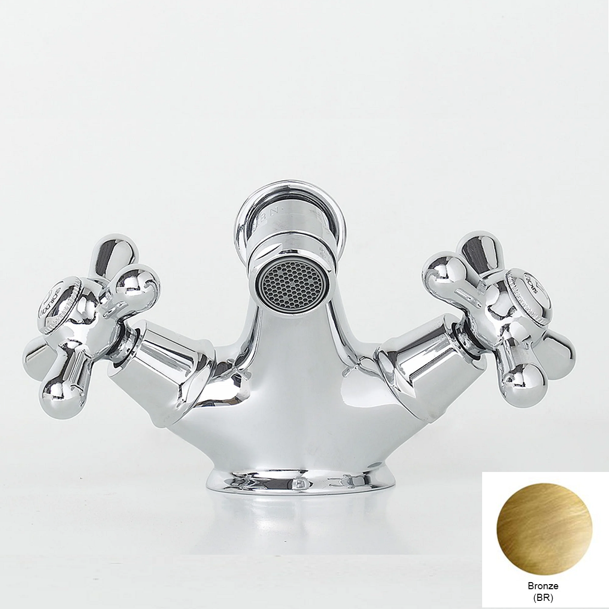 РАСПРОДАЖА Смеситель для биде SBORDONI Etruria ET76BR c донным клапаном, бронза