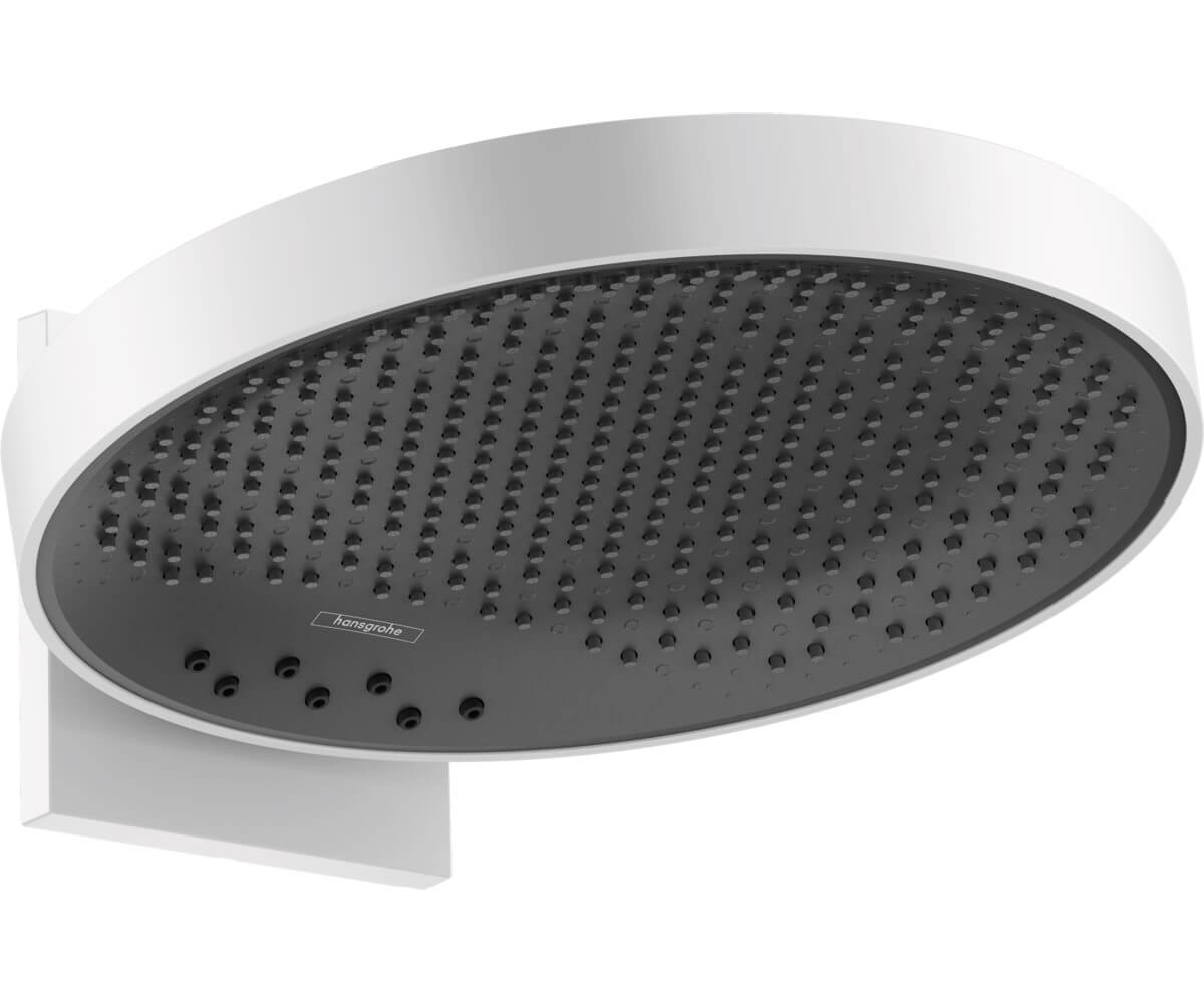 Верхний душ Hansgrohe Rainfinity 360 3jet 26234700 с настенным кронштейном, белый матовый
