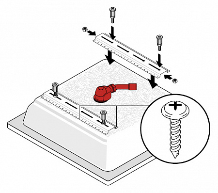 РАСПРОДАЖА Ножки для душевого поддона  Laufen  2.9555.7.000.000.1 