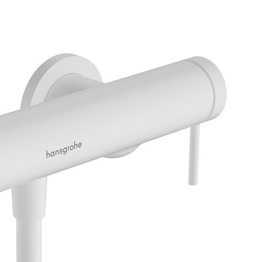 Однорычажный смеситель для душа наружного монтажа HANSGROHE Tecturis S 73622700 цвет Белый матовый