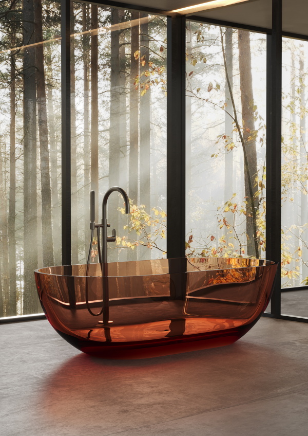 Ванна овальная отдельностоящая из полимера DEA DESIGN SHADOW DD8619 1780 R6 1780 мм х 880 мм х 520 мм, с сифоном и донным клапаном, цвет Classic Green R6