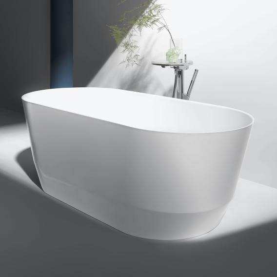 Свободностоящая   ванна  овальная   Laufen  Pro  2.4395.2.000.000.1, 1500х700 мм,   из материала   Marbond, слив  click-clack, белая