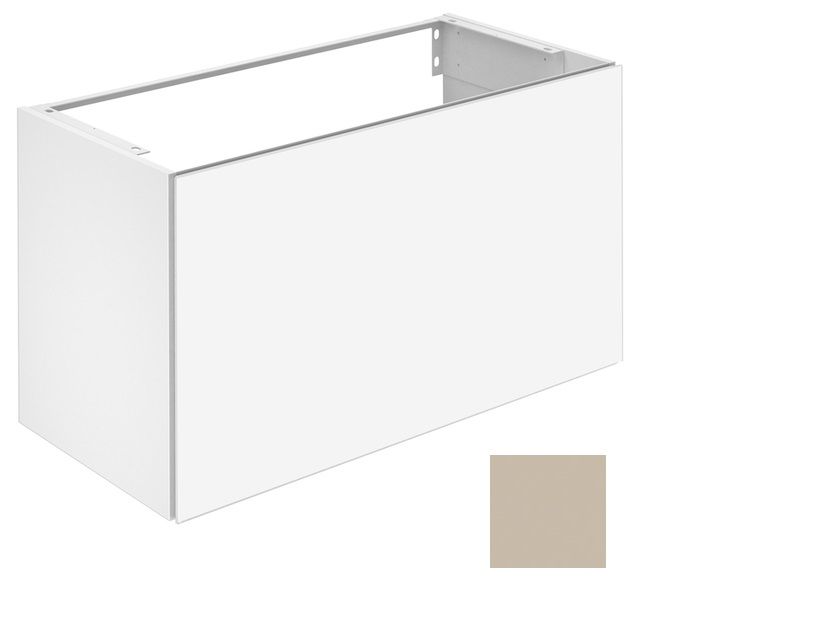 Тумба под раковину Keuco Plan 32972 180000 490 мм х 1000 мм х 605 мм, с 1 фронтальным ящиком и 1 внутренним, корпус ламинированный матовый кашемир/фасад стекло кашемир глянцевый