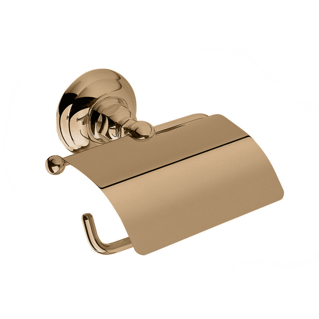 Держатель туалетной бумаги NICOLAZZI ACCESSORI Classici 1492BZ с крышкой, бронза