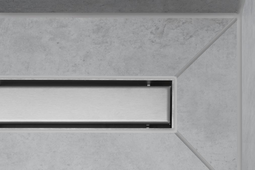 Внешняя часть линейного слива для душа HANSGROHE RainDrain Match 56036000 600 мм, c регулировкой по высоте, хром