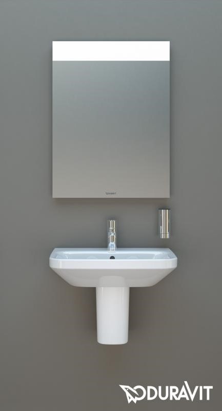 Зеркало с подсветкой Duravit DuraStyle DS746703737 Белый алюминий (изделие снято с производства)