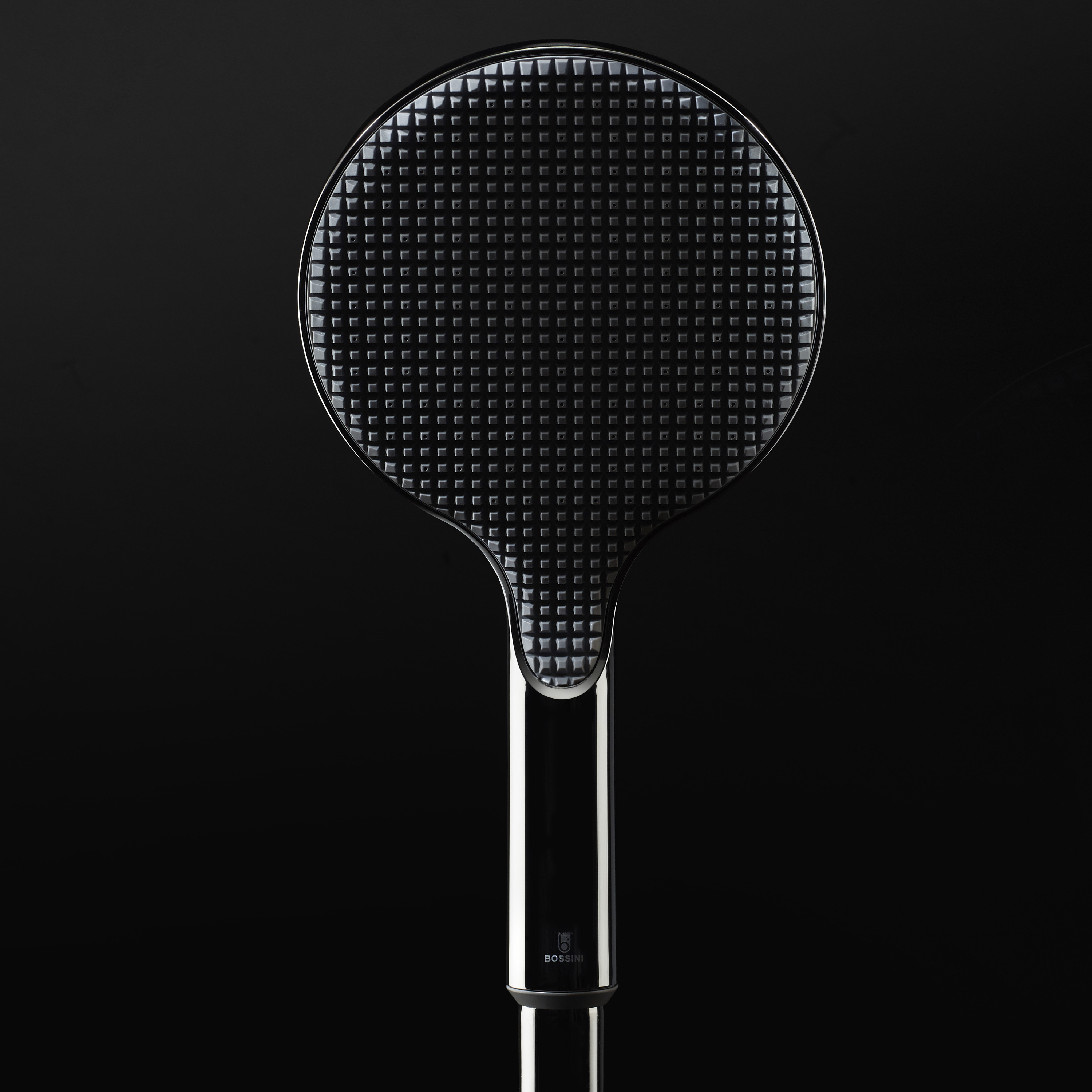 Душевая колонна BOSSINI Apice L10505.073 с термостатом, верхним душем, ручным душем, держателем и шлангом, чёрный матовый