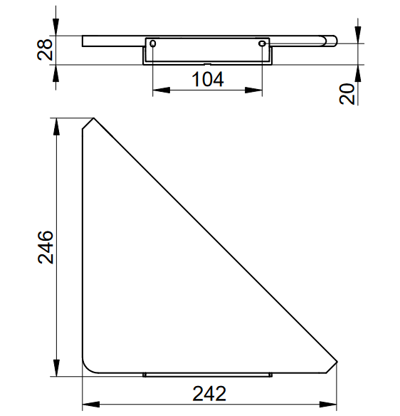 Угловая полочка для душа KEUCO AVENO 14657 370000 с клеевым комплектом, цвет Чёрный матовый