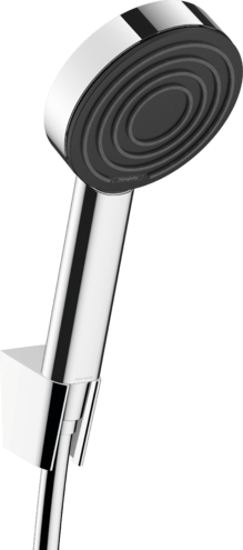Душевой Porter - набор Hansgrohe Pulsify S 24301000 105 1 jet, с держателем и шлангом 1250 мм, хром