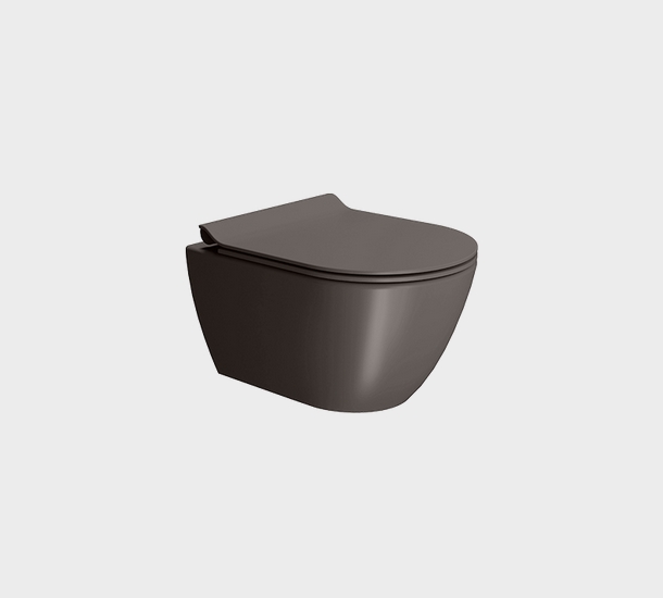 Унитаз подвесной GSI PURA 881616 Swirlflush, для крепежа FISR2, Bistro Matte