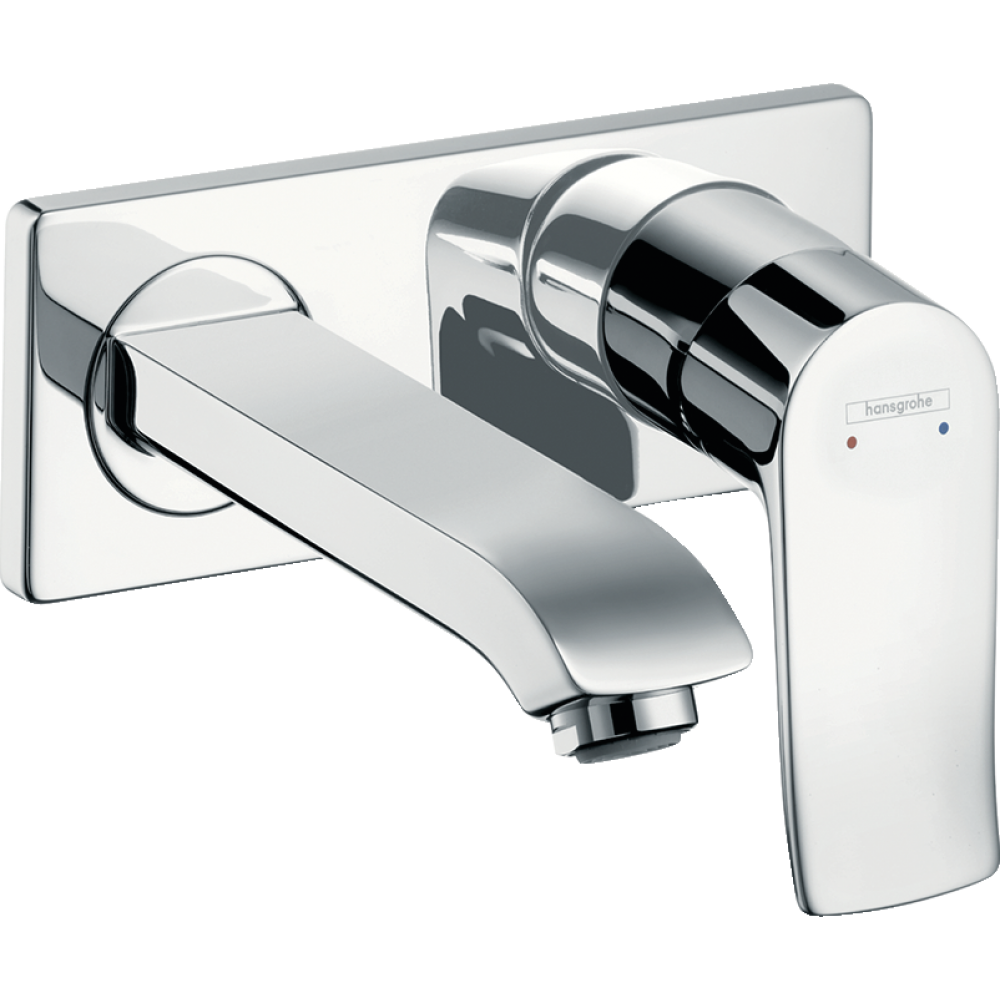 Смеситель для раковины настенный Hansgrohe Metris 31085000 Хром