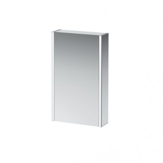 Зеркальный шкафчик с подсветкой  Laufen  Frame25   4.0832.1.900.144.1 45 см,  1 зеркальная дверь  слева, корпус алюминий/зеркальное стекло, без переключателя, без розетки