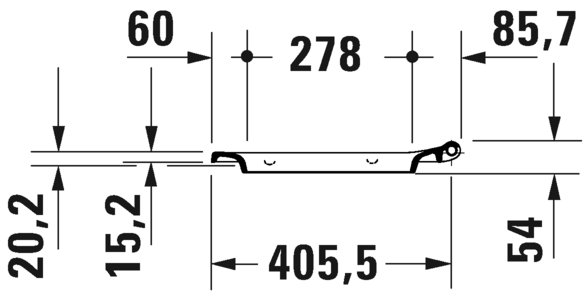 Сиденье c крышкой для унитаза Duravit Viu 0021210000 белое