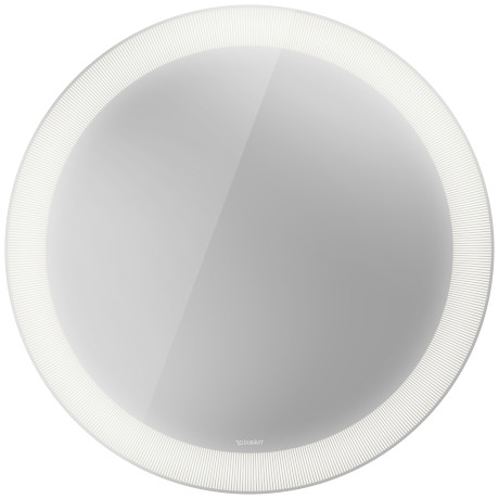 Зеркало круглое с подсветкой Duravit Happy D.2 Plus HP7481S0000 декор radia