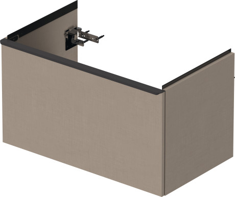 Тумба подвесная под раковину DURAVIT D-Neo  	DE425507575 784 мм х 452 мм, с одним выдвижным ящиком, лён