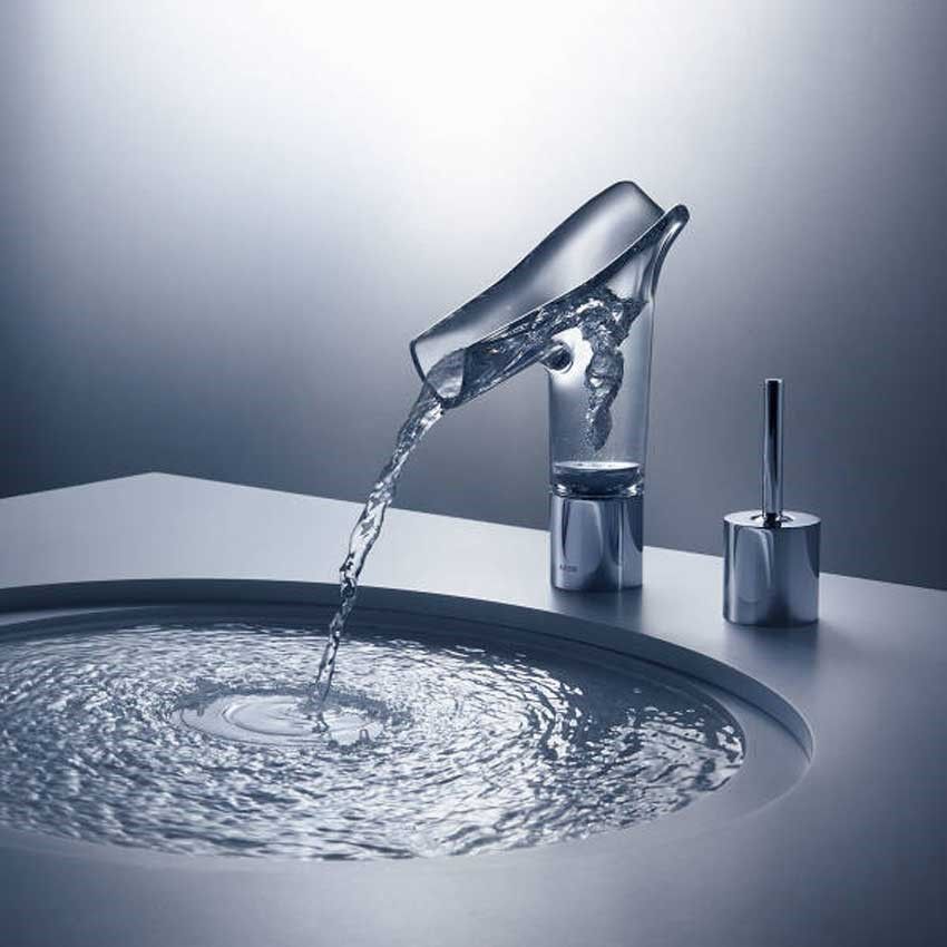 Смеситель для раковины AXOR Starck V 12115000 на 2 отверстия хром