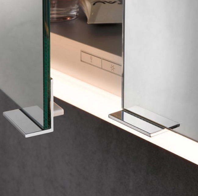 Зеркальный шкаф настенный с подстветкой KEUCO Royal Modular 2.0 800211080100200 800 мм х 700 мм х 160 мм, 2 створки, 2 розетки