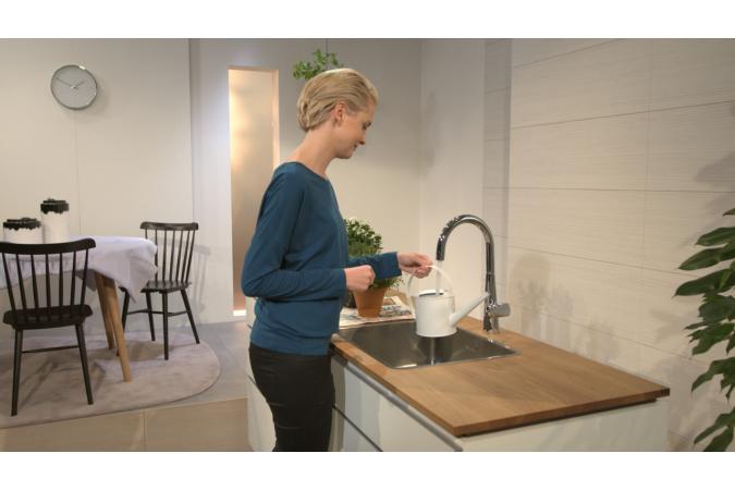 Смеситель Hansgrohe Talis S 72810800 для кухонной мойки под сталь