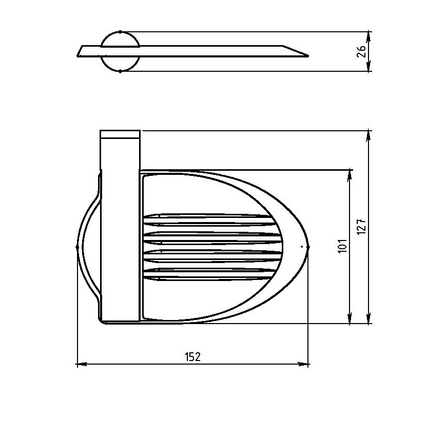 Мыльница металлическая Novaservis Metalia 2 6202.0 хром  