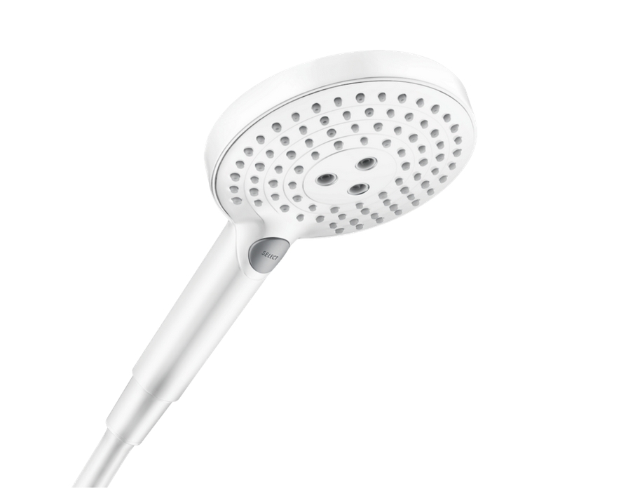 Ручной душ HANSGROHE Raindance Select S 26531700 120 3jet, с EcoSmart, цвет Белый матовый