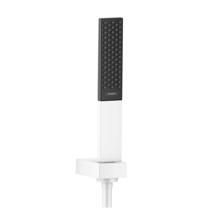 Душевой набор Hansgrohe Rainfinity 26857700 100 1jet с душевым шлангом 125 см белый матовый
