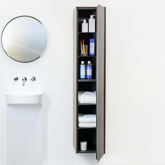 Высокий шкаф-пенал Laufen  Sonar  4.0549.2.034.042.1  160 см, 1 дверь, петли справа, цвет Titanium (титан)