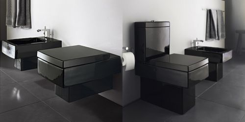 Подвесной унитаз Duravit Vero 2217090864 55 см черный (изделие снято с производства)