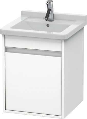 Тумба подвесная под раковину Duravit Ketho 6662 18 R правая, с одной дверцей, белый матовый