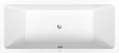 Ванна встраиваемая акриловая DURAVIT Duravit No.1 700492000000000 800 мм х 1800 мм х 420 мм, с двумя спинками, белая глянцевая