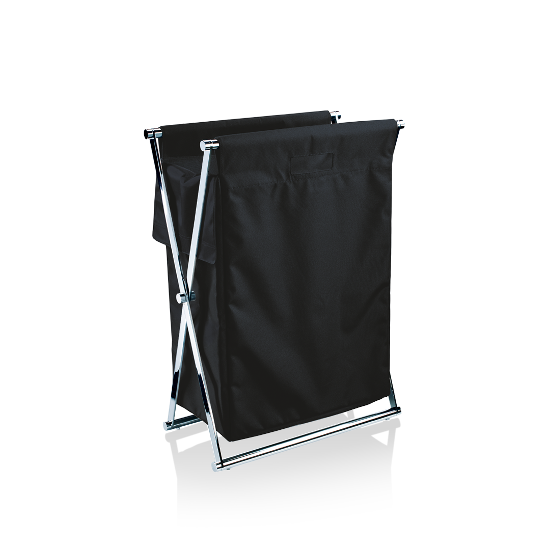 Корзина для белья складная DECOR WALTHER   CROSS WB    0507760   82 X 58,5 X 32 см, металл/нейлон, цвет хром/черный