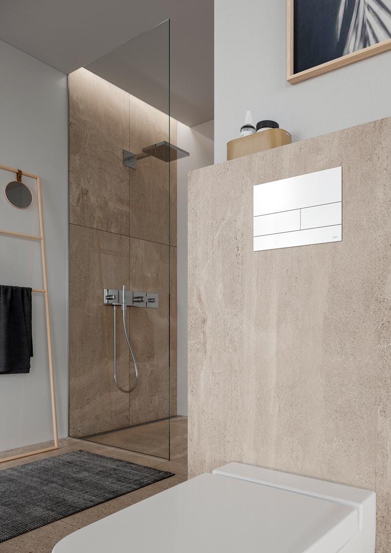 Панель двойного смыва для унитаза TECE TECEsquare II 9240834 Белый