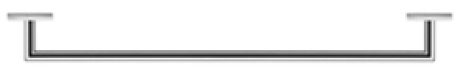 Держатель для полотенца Duravit Karree 0099591000 хром