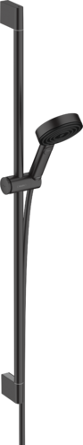 Душевой набор Hansgrohe Pulsify Select S 24171670 105 3jet Relaxation EcoSmart, со штангой 900 мм, матовый чёрный