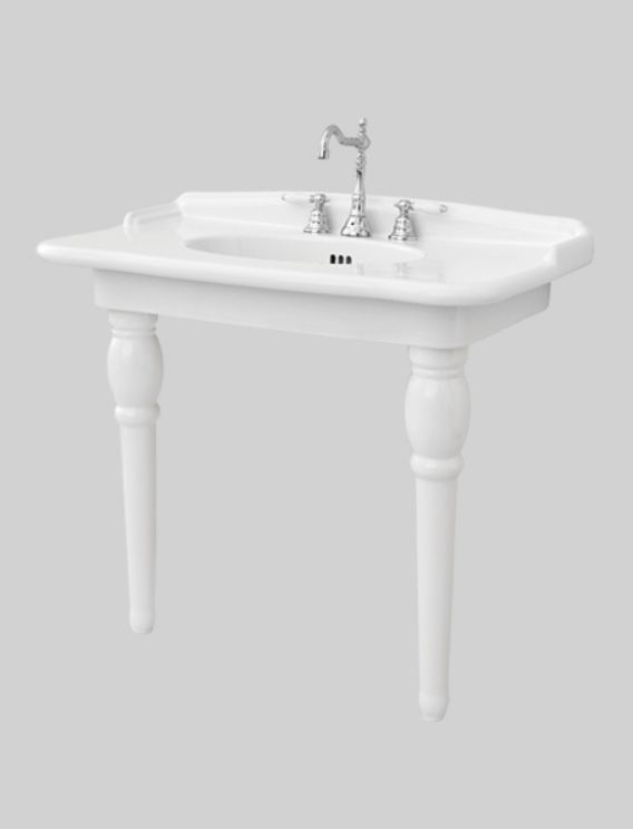 Раковина накладная ARTCERAM HERMITAGE HEL005 01 00  920х580 мм, с 1 отверстием под смеситель, с переливом, белый глянцевый