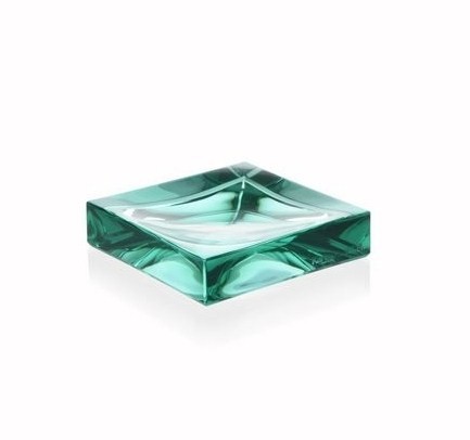 Мыльница настольная  Kartell by Laufen   3.8333.0.092.000.1   пластик, цвет изумрудный зеленый.