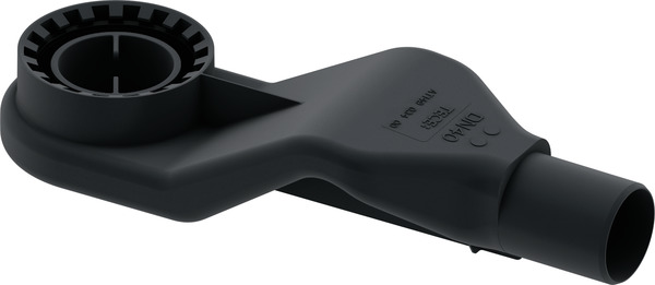 Сифон «низкий» TECE TECEdrainline 650004 DN 40, 0,5 л/с, боковой слив, чёрный