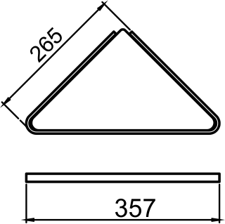РАСПРОДАЖА Угловая полка Novaservis Metalia 4 6435.0 хром