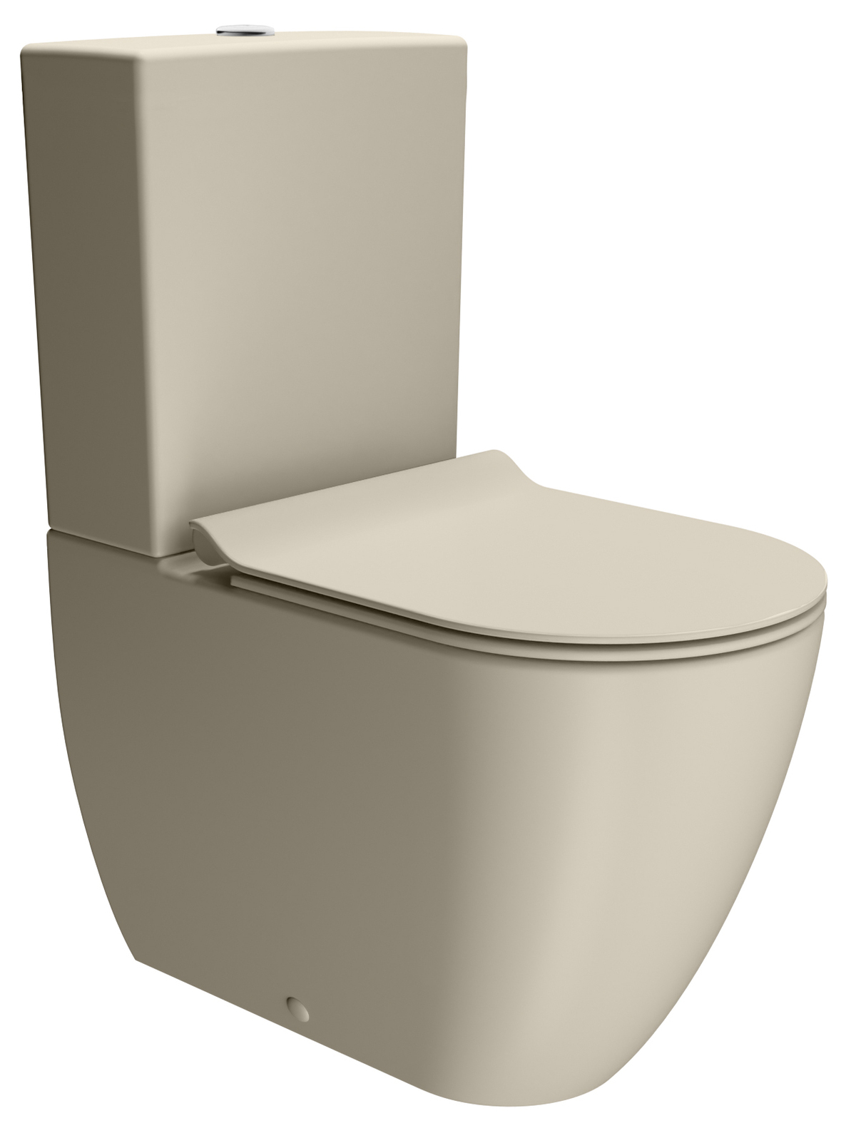 Унитаз напольный безободковый GSI PURA 8806F08 630 мм х 360 мм, Swirlflush, с креплением, цвет Creta Matte (старый артикул 880608)