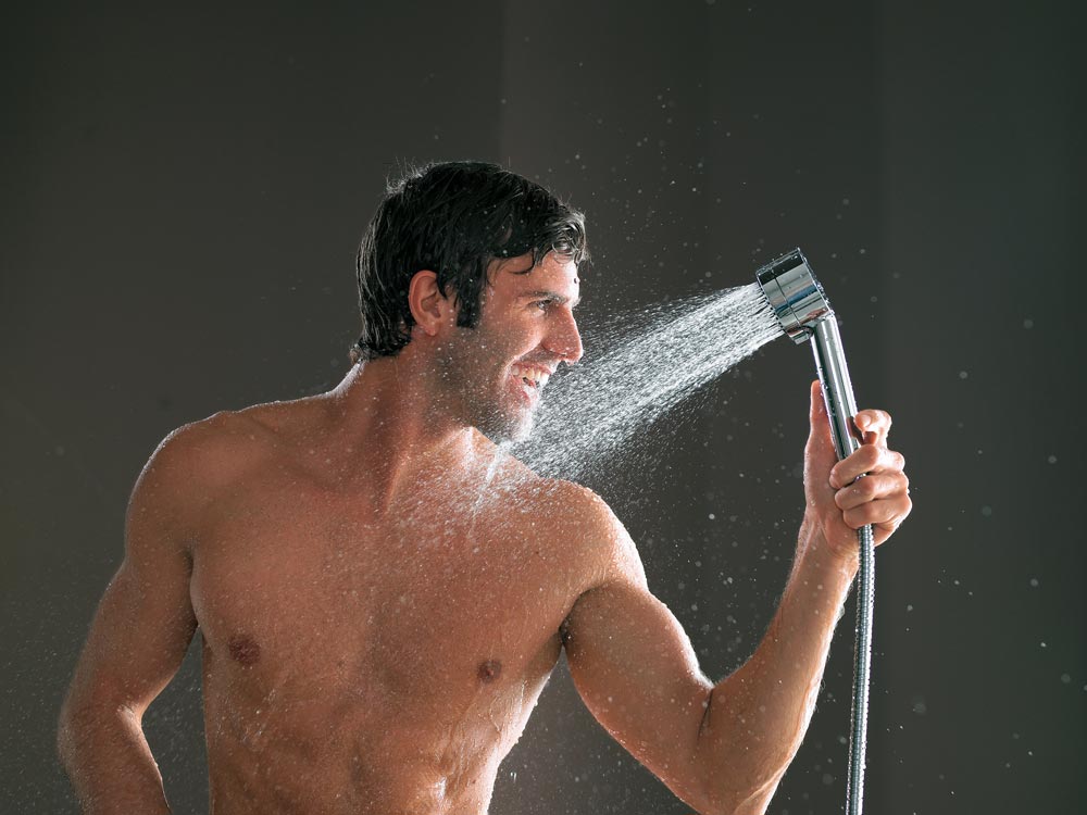 Лейка для душа Bossini Cylindrica 3 режима B00160 Хром