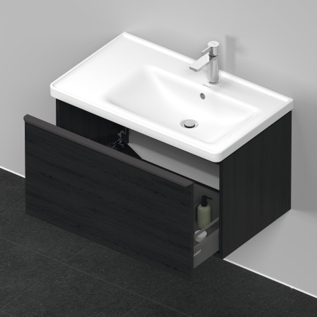 Раковина встраиваемая ассиметричная Duravit D-Neo 2370800000 800 мм х 480 мм, с переливом, с отверстием под смеситель, белая
