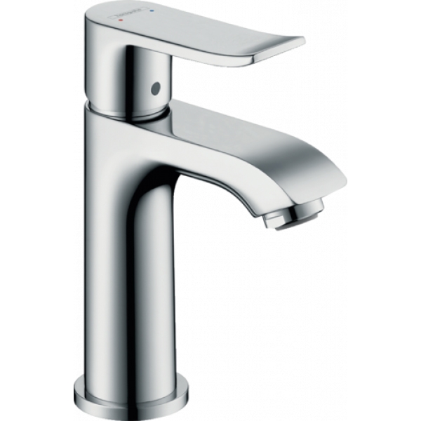 Смеситель для маленькой раковины Hansgrohe Metris 31186000 Хром