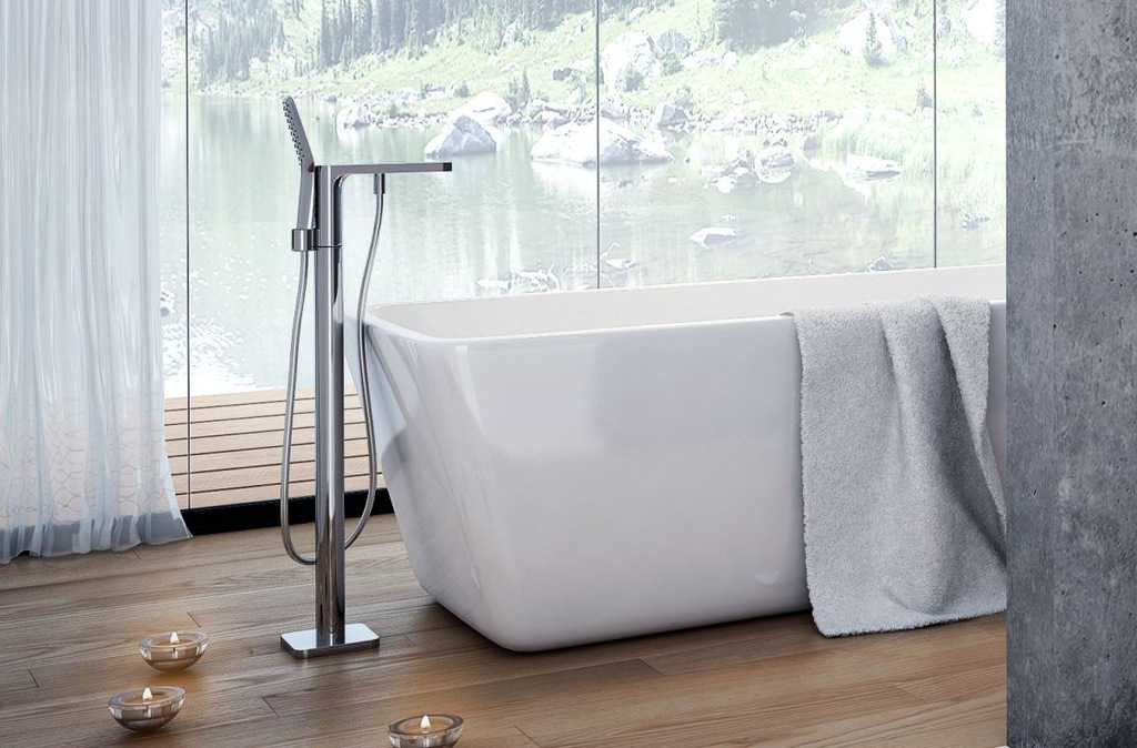 Смеситель для ванны Citterio 39451000 напольный хром 