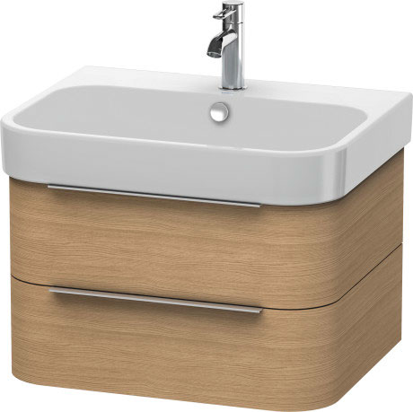 Тумба подвесная под раковину Duravit Happy D.2 H2 6364 52 дуб европейский