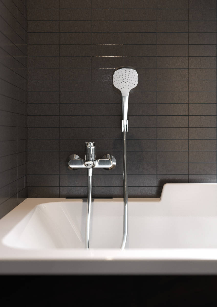 Душевой набор Hansgrohe Croma Select Е 26412400 белый/хром