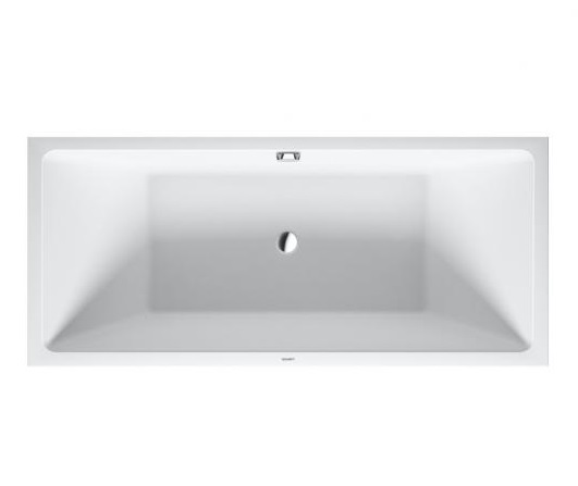 Акриловая ванна Duravit Vero Air 700417000000000 1800 х 800 c двумя наклонами для спины, с бесшовной акриловой панелью и рамой, пристенная, белая