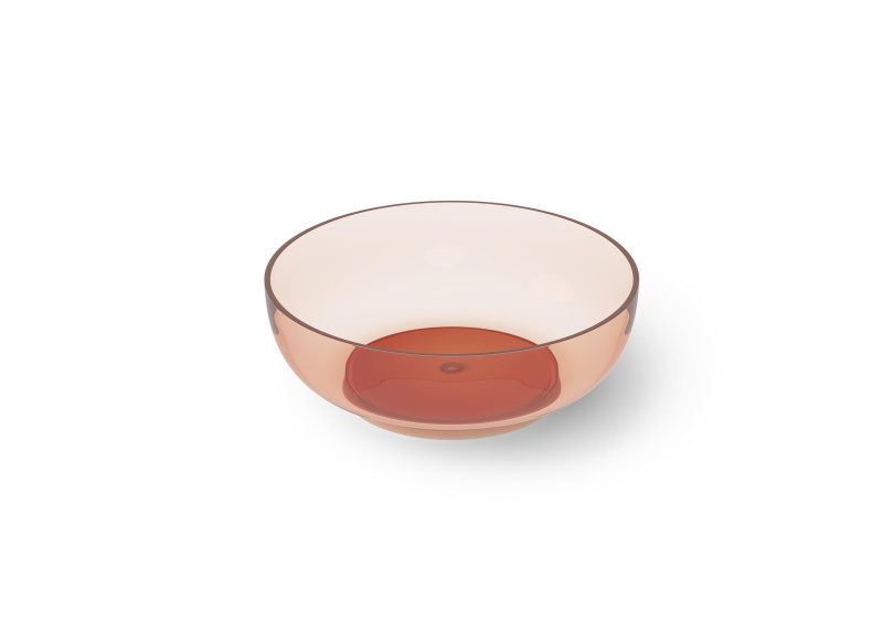 Ванна круглая отдельностоящая из полимера DEA DESIGN ROUND DD8610 1500 R9 1500 мм х 1500 мм х 790 мм, с сифоном и донным клапаном, цвет Brown Copper R9