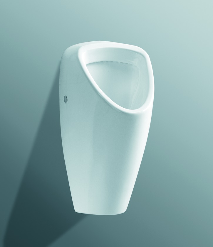 Писсуар подвесной Laufen  Caprino Plus  8.4206.6.000.000.1  с сенсором, питание от батареи, с внутренним подводом воды