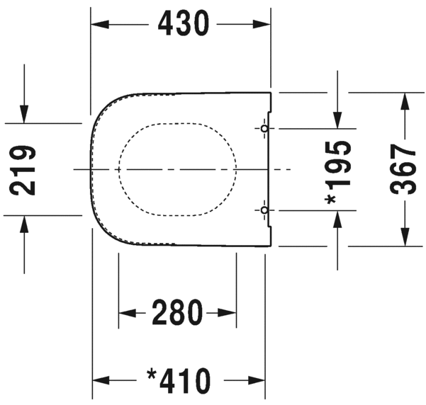 Сиденье c крышкой для унитаза Duravit Happy D.2 0064590000 с микролифтом