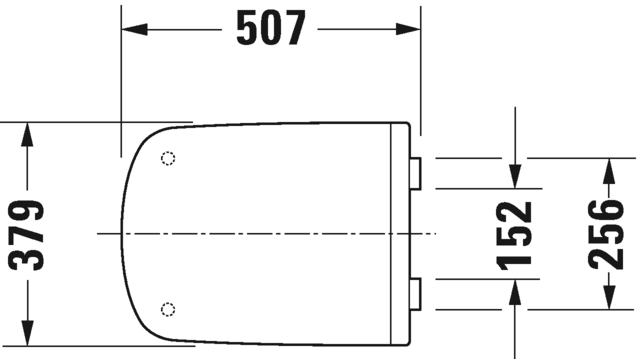Сиденье для унитаза с крышкой удлиненное Duravit Durastyle 0062310000 без автоматического опускания, белый
